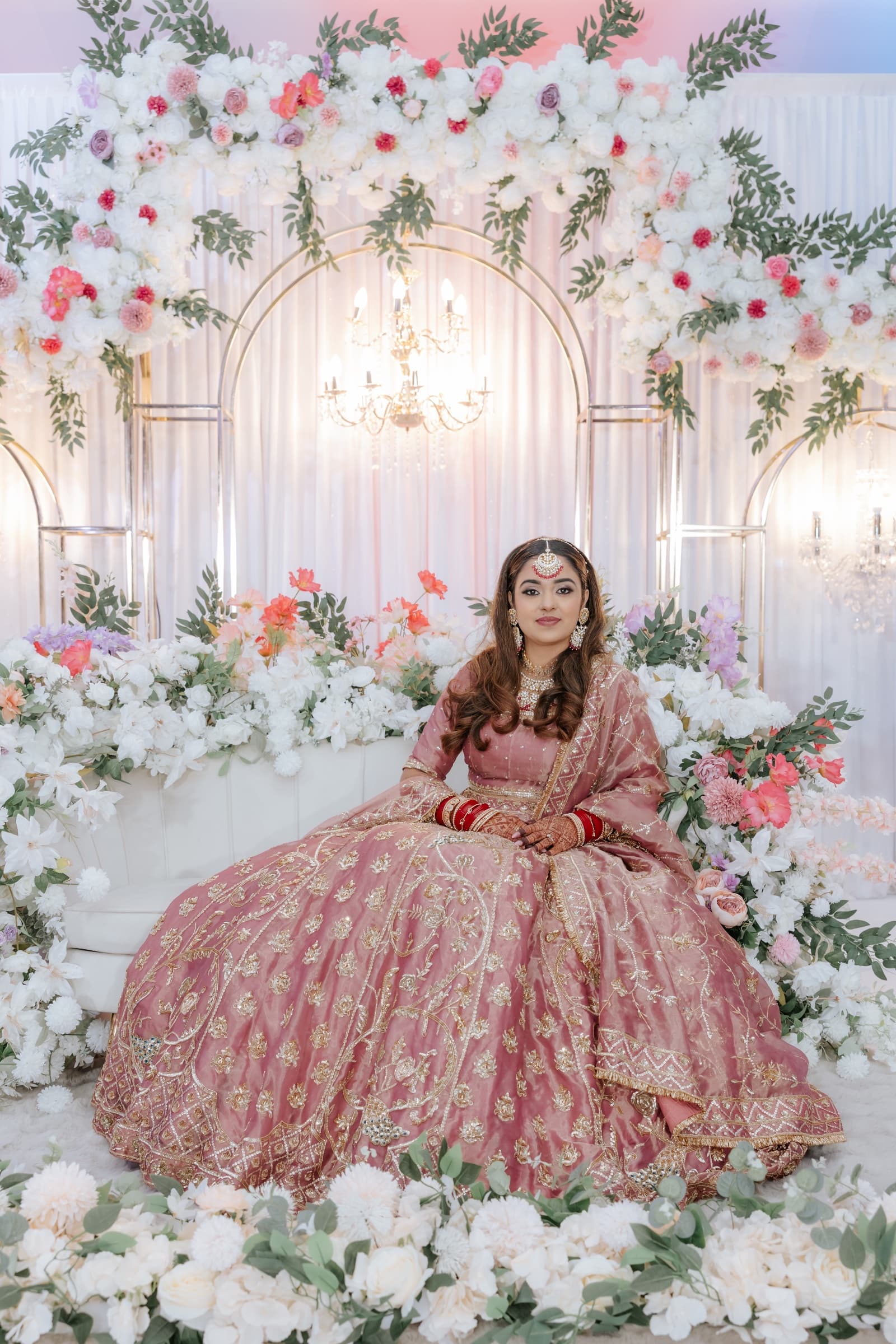 indian reception bride