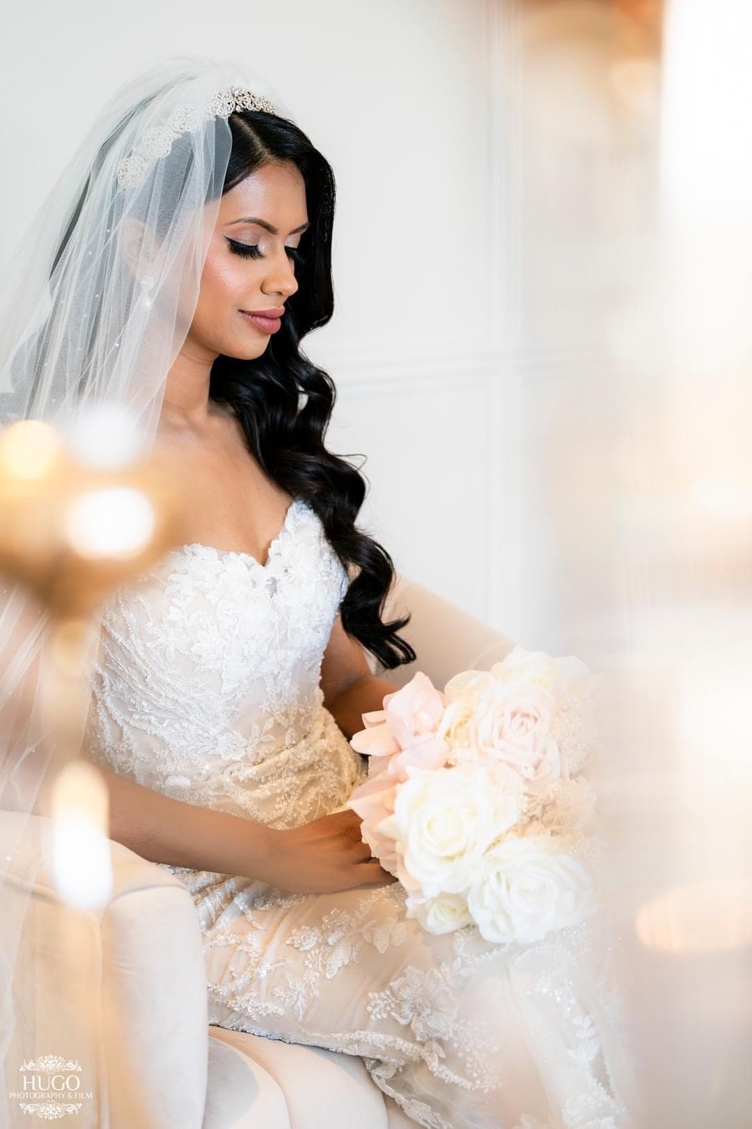 White wedding bride